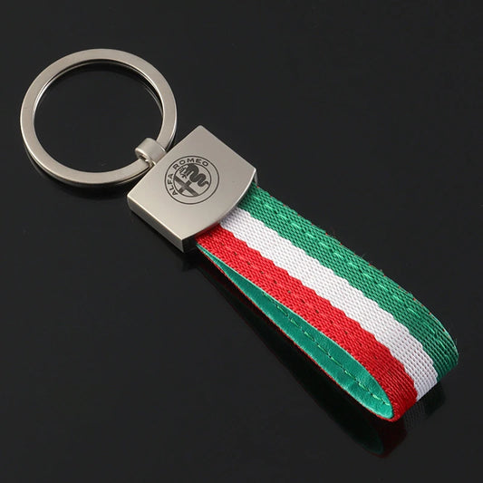 Alfa Virus Tricolore – Italian Flag Keychain