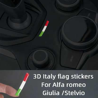 Alfa Virus TricoloreShift – 3D Italian Flag Gear Trim